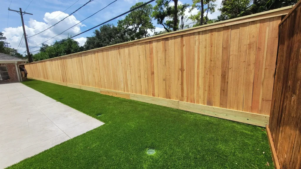 Custom wooden fence - Third Rock Innovations